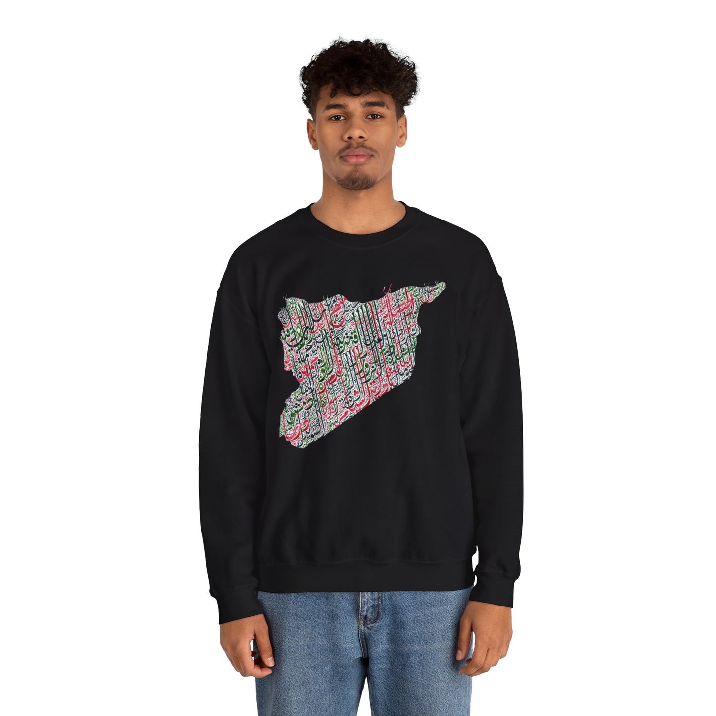 Artistic Unisex Heavy Blend™ Crewneck Sweatshirt with Unique Design