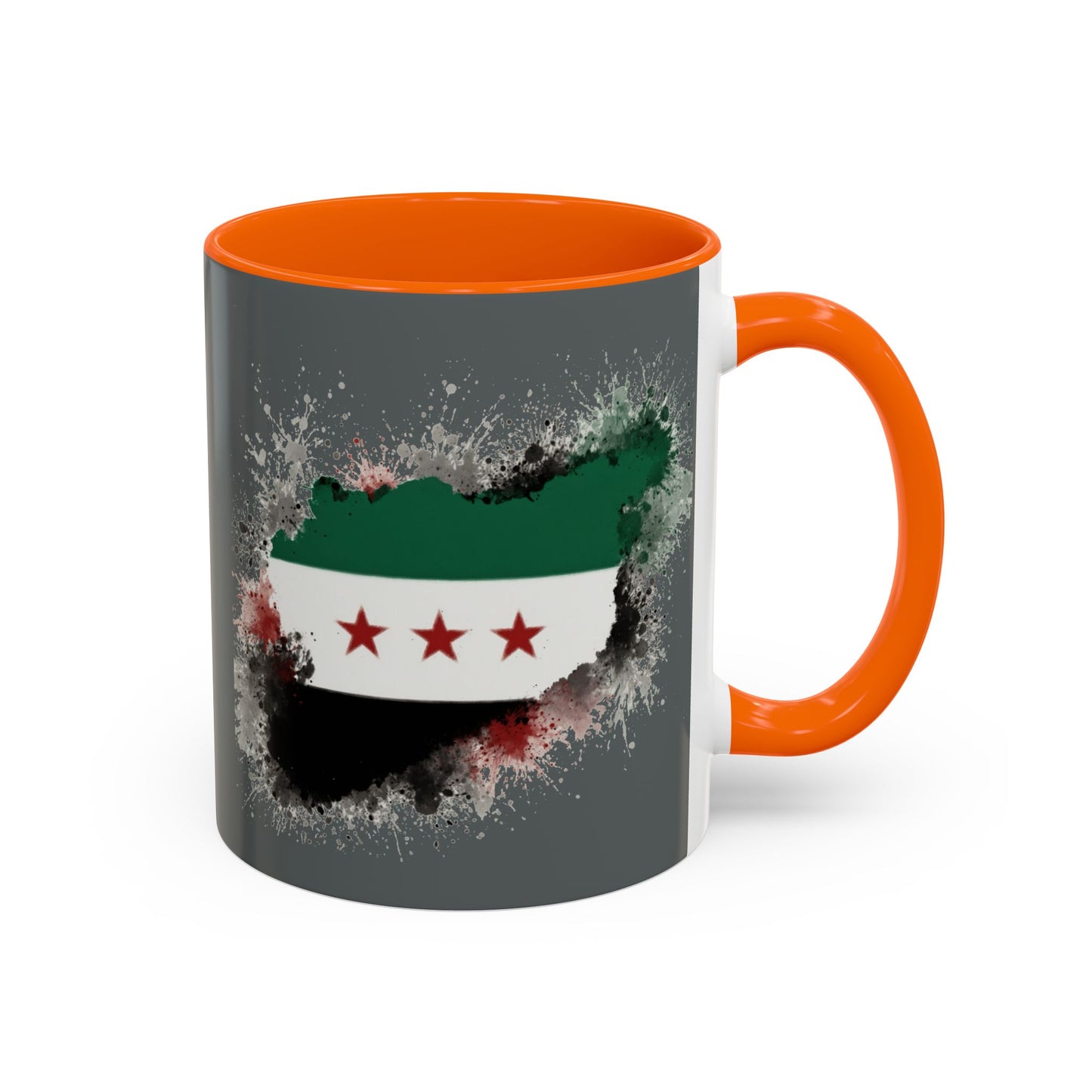 Syrian Flag Accent Coffee Mug - Unique Gift for Coffee Lovers