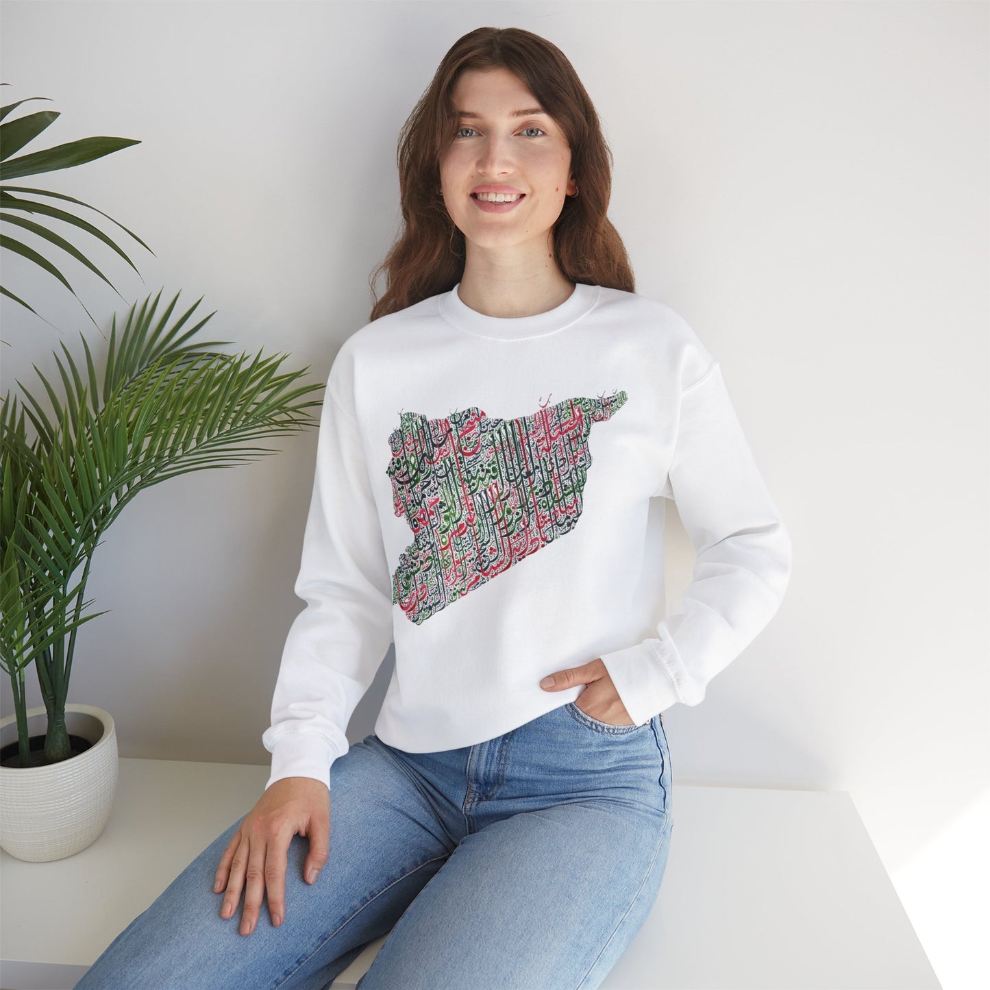 Artistic Unisex Heavy Blend™ Crewneck Sweatshirt with Unique Design