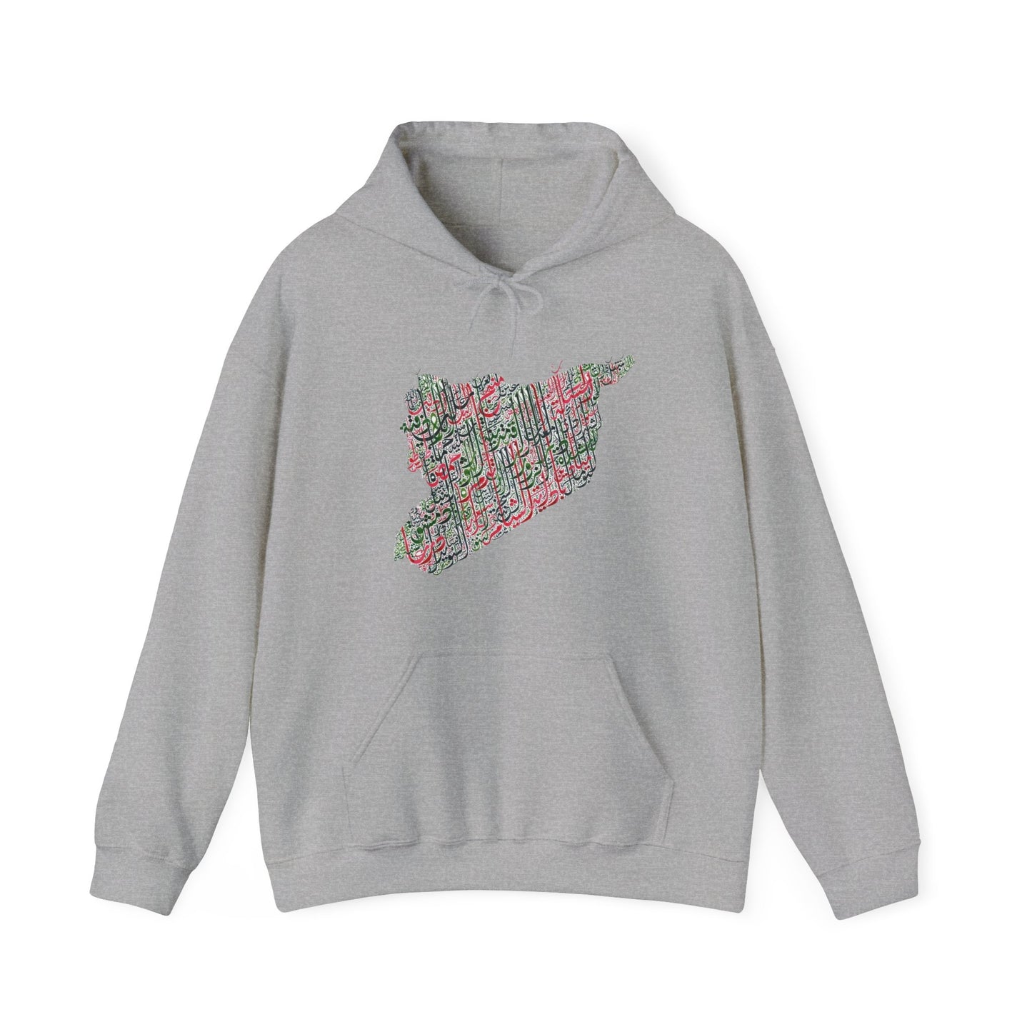 Farbenfroher grafischer Unisex-Kapuzenpullover - Bequemes Sweatshirt aus schwerem Mischgewebe für lässige Vibes