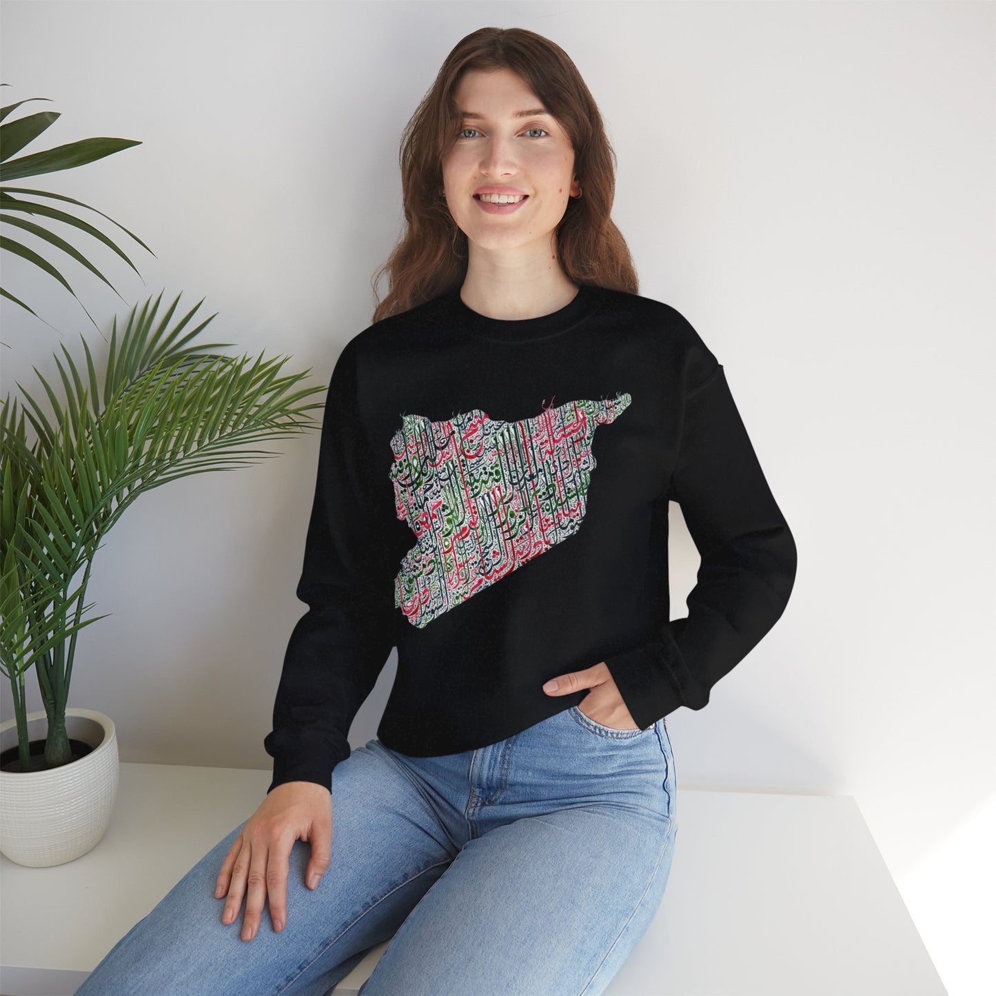 Artistic Unisex Heavy Blend™ Crewneck Sweatshirt with Unique Design