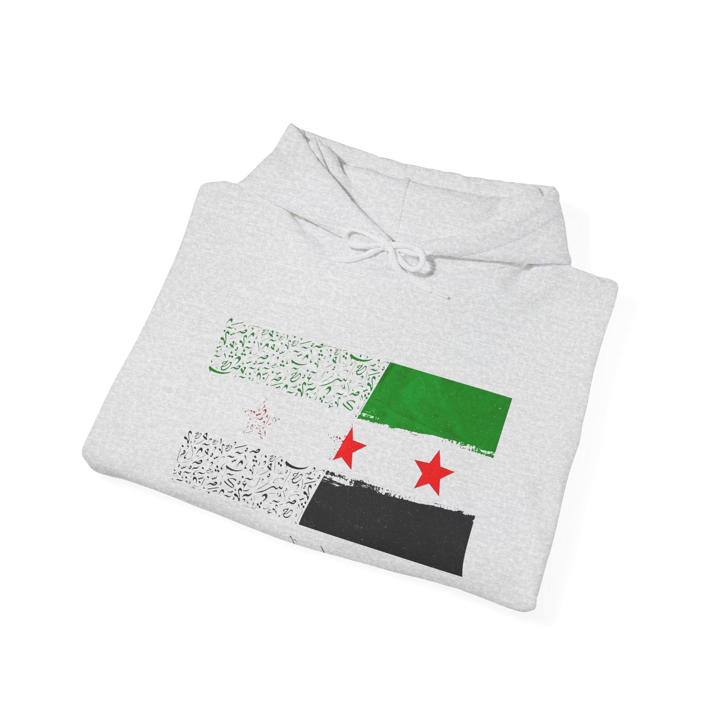 Unisex Heavy Blend™ Hooded Sweatshirt - Syrian Flag Design