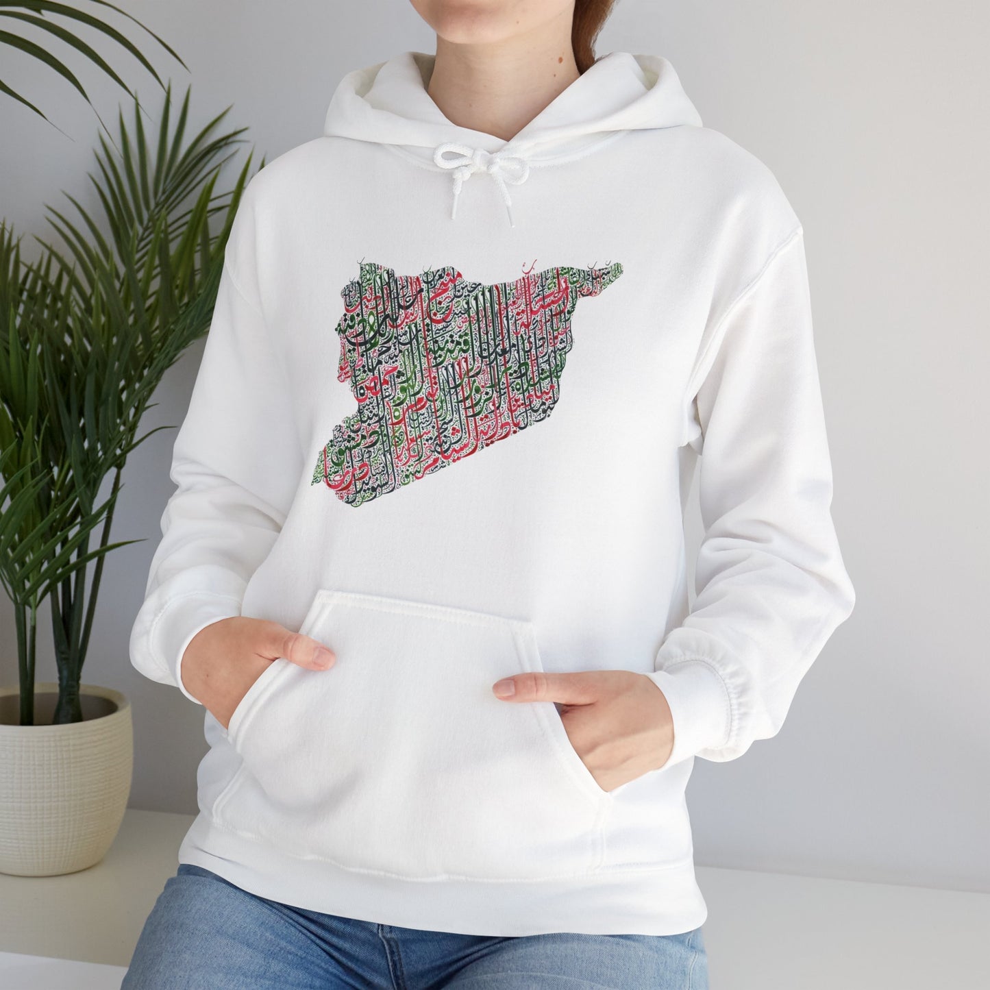 Farbenfroher grafischer Unisex-Kapuzenpullover - Bequemes Sweatshirt aus schwerem Mischgewebe für lässige Vibes