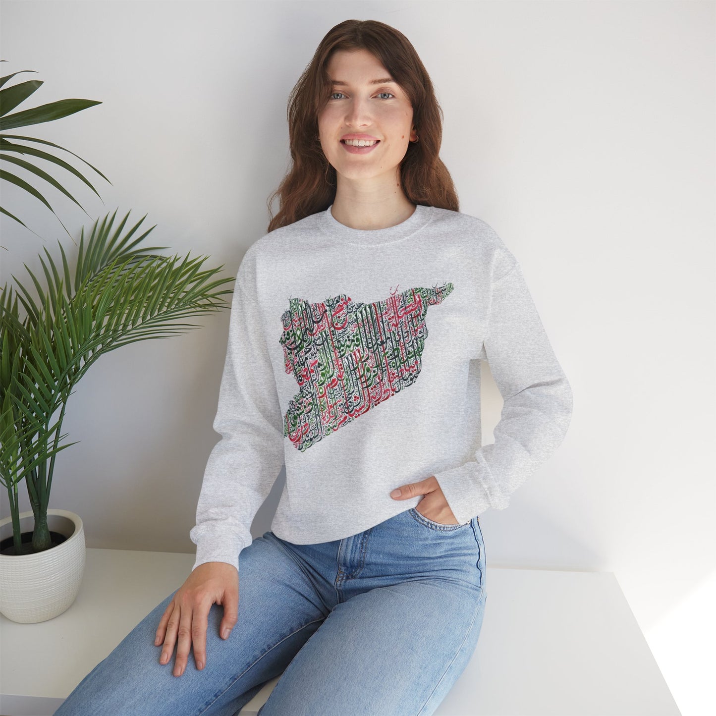 Artistic Unisex Heavy Blend™ Crewneck Sweatshirt with Unique Design