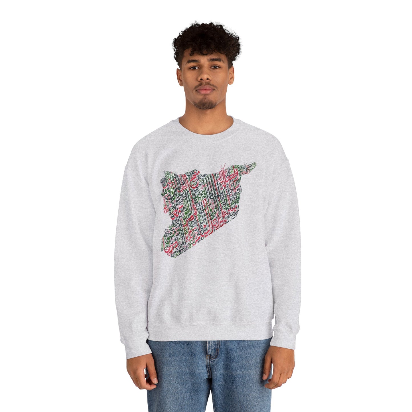 Artistic Unisex Heavy Blend™ Crewneck Sweatshirt with Unique Design