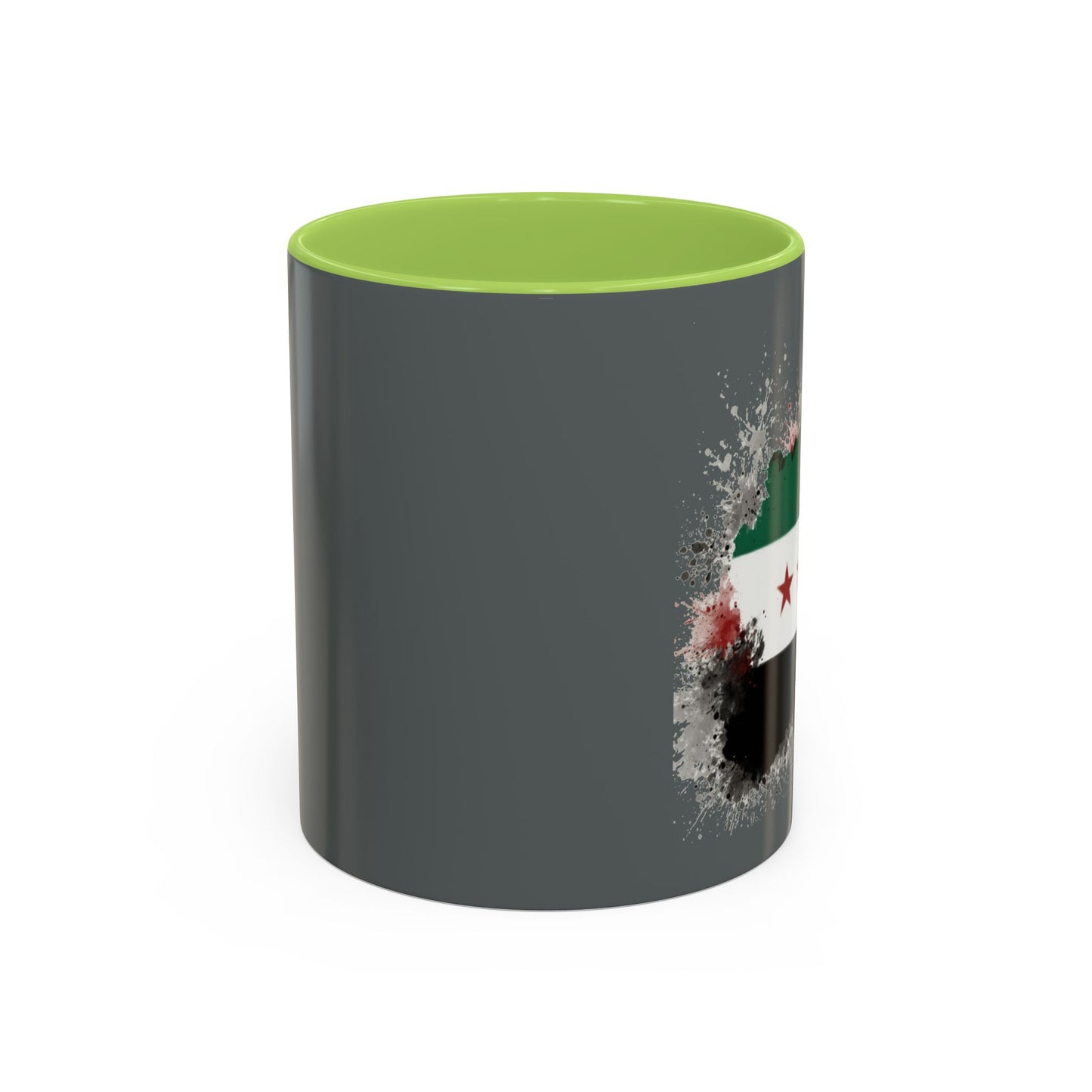 Syrian Flag Accent Coffee Mug - Unique Gift for Coffee Lovers