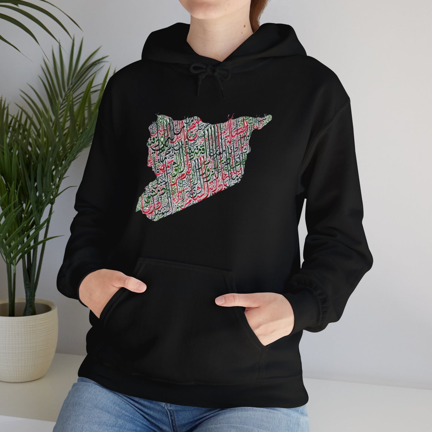 Farbenfroher grafischer Unisex-Kapuzenpullover - Bequemes Sweatshirt aus schwerem Mischgewebe für lässige Vibes